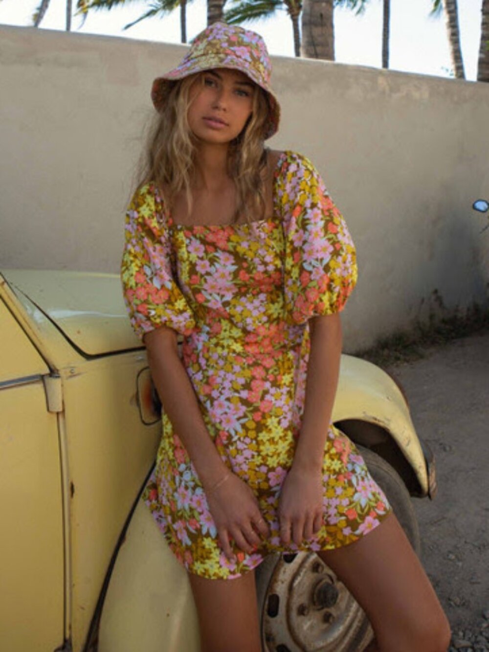 Billabong floral Paradise Mini Dress